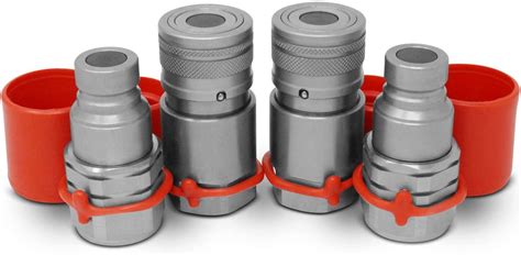 skid steer couplings|1 2 flat face coupler.